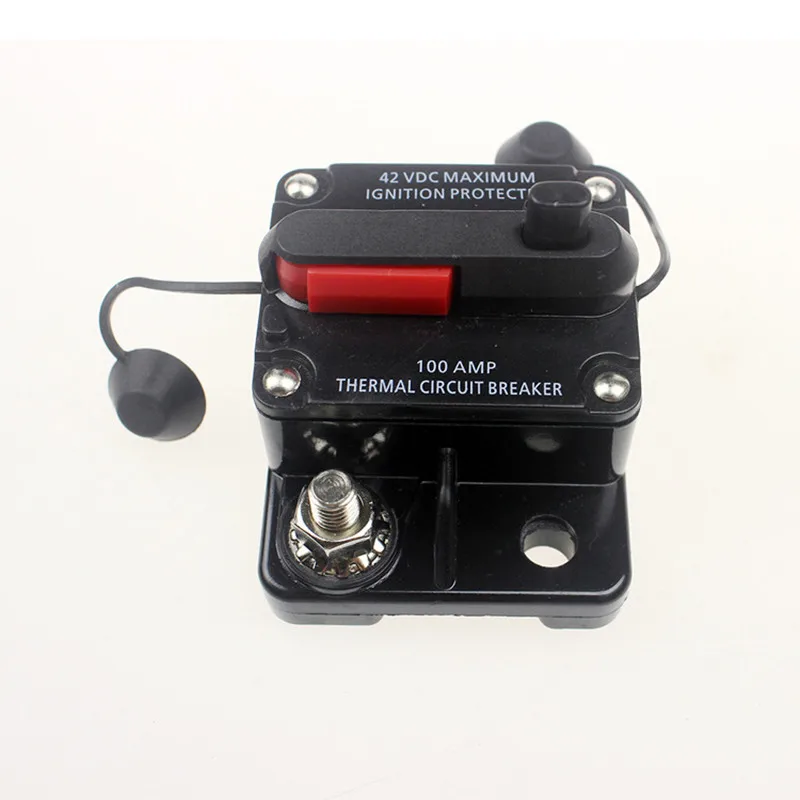 50-300A AMP автоматический выключатель Двойной аккумулятор IP67 Водонепроницаемый 12 В 24 В предохранитель ручной сброс автомобиля автоматический выключатель