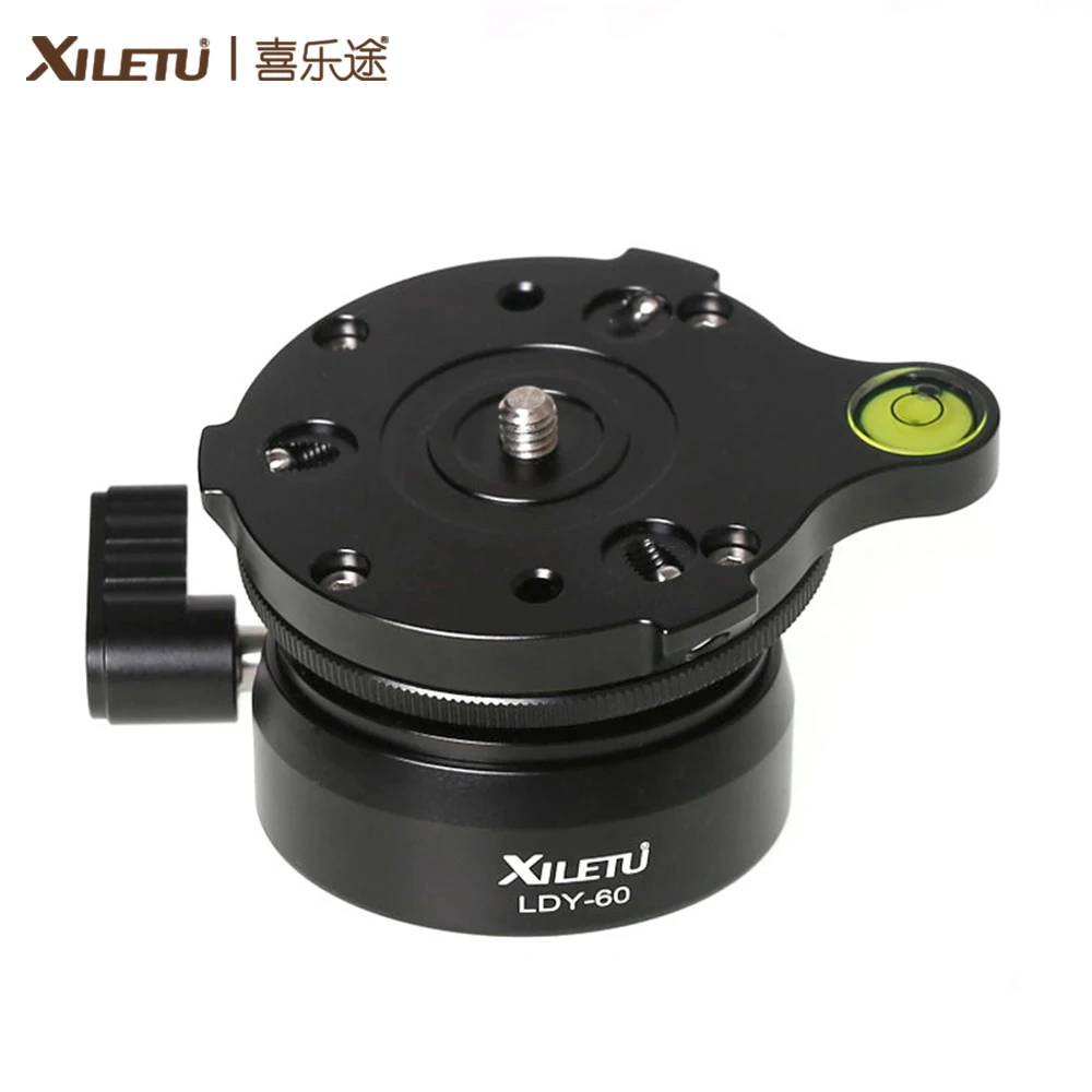 XILETU LDY-60 регулирующая платформа для штатива монопода полусферическая база панорамная головка 1/"-3/8" винт Аксессуары для фотографии