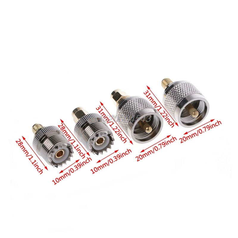 4 шт. A13 комплект адаптер PL259 SO239 к SMA Мужской Женский RF разъем тестовый конвертер R06 и Прямая поставка