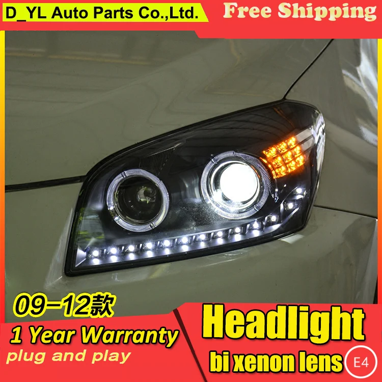 

Car Styling Headlights for Toyota RAV4 2009-2012 LED Headlight for RAV4 Head Lamp LED Daytime Running Light LED DRL Bi-Xenon HID