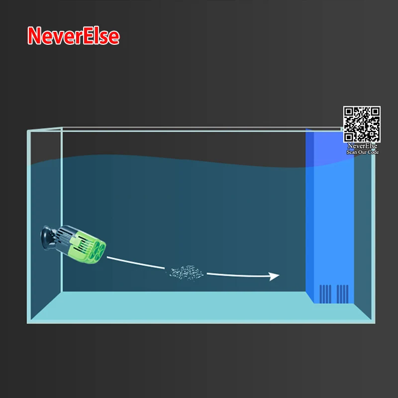 

Wave Pump for Fish Tank Surf Pump,Single Double Head Aquarium Wave Maker Pump,360dergee Adjustable direction Seawater Freshwater