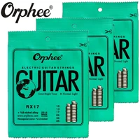 orphee rx17 010 046 electric guitar strings nickel alloy string super light tension guitar accessories 3 set