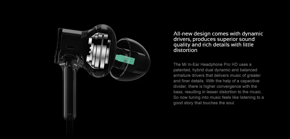 Оригинальные xiaomi mi наушники Pro гибридные наушники Pro HD проводное управление с mi c для mi 8 6x xiaomi mi 8 A2 для Android iOS MP5