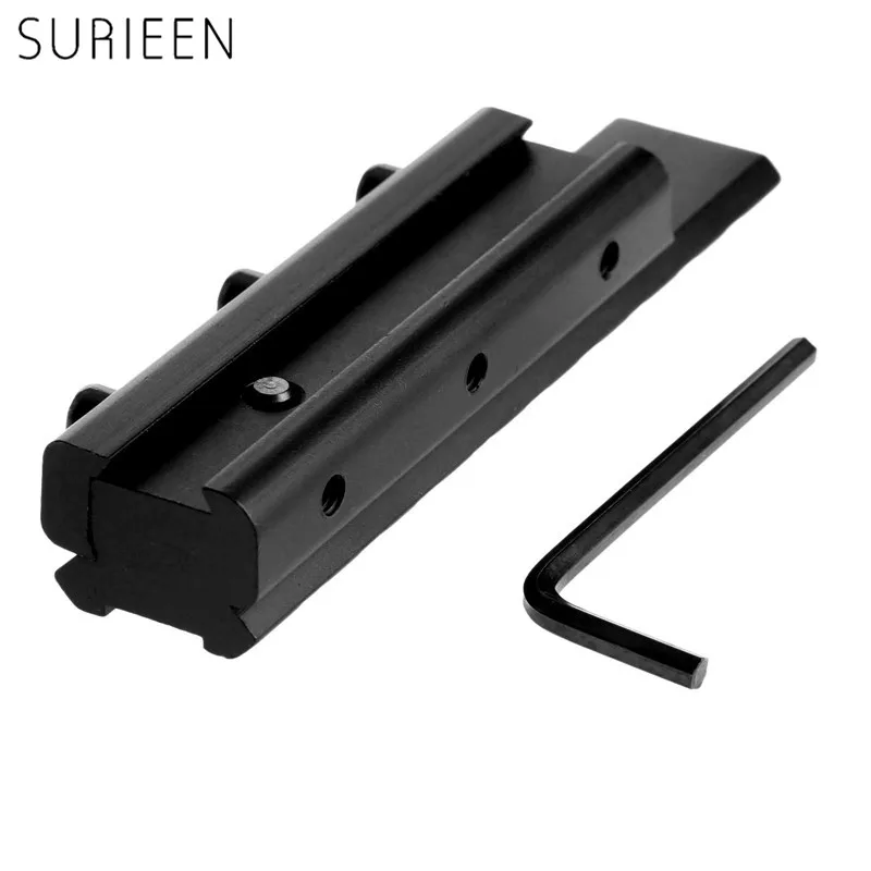 SURIEEN Picatinny/ласточкин хвост рейка 11 мм до 20 мм адаптер для охоты Расширенный прицел крепления тактический страйкбол винтовка охотничий Пистолет Аксессуары