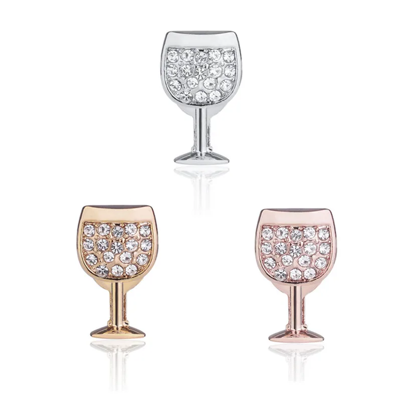 SANSHOOR Подвески Бокал Крест Знак Равенства для Кожанного и Сеточного Браслета в