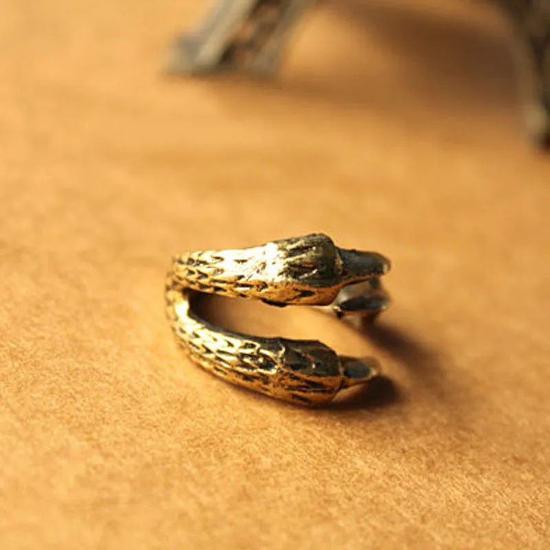 2018 новое модное винтажное кольцо (бижутерия) Новое Винтажное с птичьими когтями и