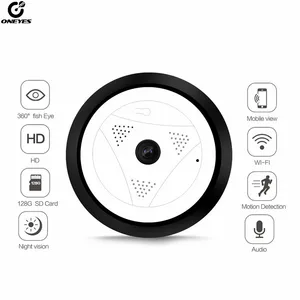 ONEYES 360 градусов панорамная IP-камера 1080P Беспроводная камера рыбий глаз Wi-Fi камера видеонаблюдения Wi-Fi hd беспроводная камера безопасности