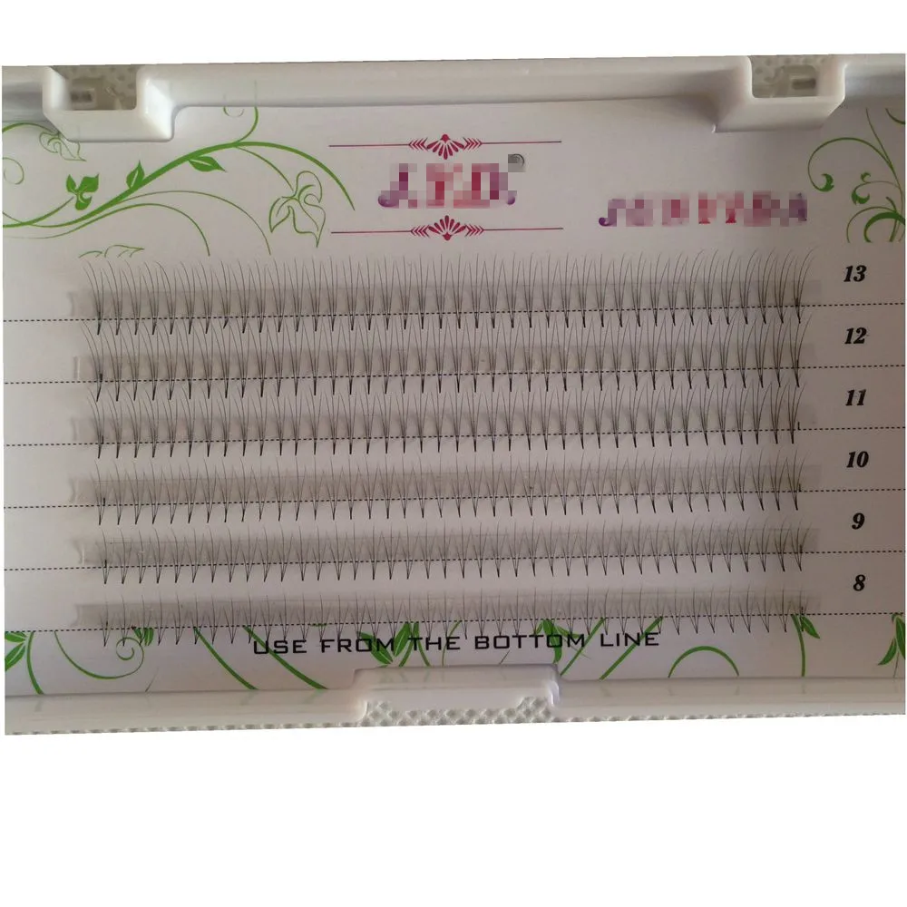 5 лотков 3D ресницы 8 мм до 13 смешанная длина для искусственных ресниц