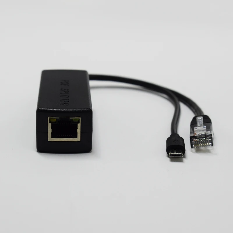 Разделитель POE 5 В 10 Вт 2 А блок питания M USB сепаратор комбайнер черный цвет |