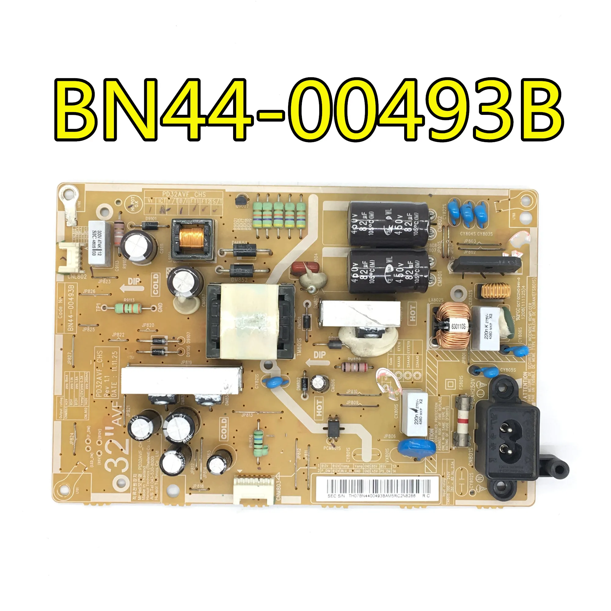 Оригинальный 100% тест для samgsung UA32EH5080R BN44 00493B 00493A PD32AVF CHS плата питания|Зарядные