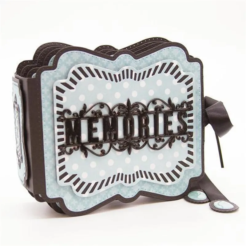 Naifumodo фоторамка штампы металла резки Скрапбукинг для изготовления карт DIY