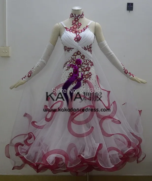 KAKA DANCE B1429 2014 новая одежда для бальных танцев бальное платье вальса женское