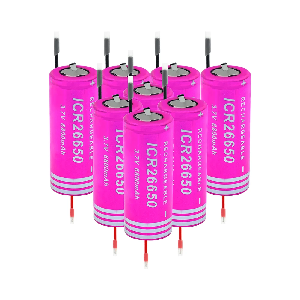 Высокая дренажная 6/8/10 шт 3 7 v 6800mah литий ионная батарея 20a 26650 литиевая