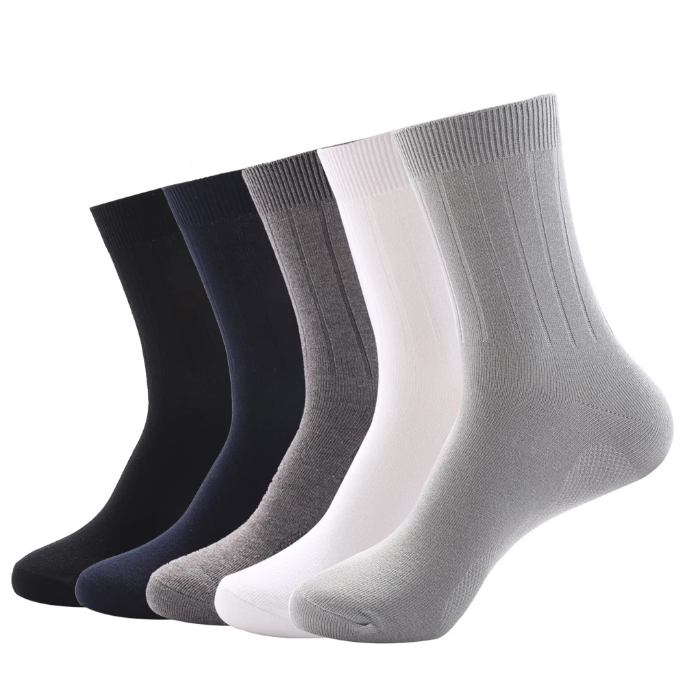 6 пар/лот высококачественные мужские деловые хлопковые носки для мужчин