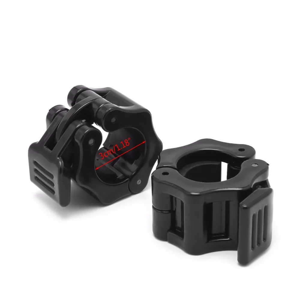 2Pcs Dumbbell Barbell Collar Clips Clamp Gym Weight Lifting Fitness Training New