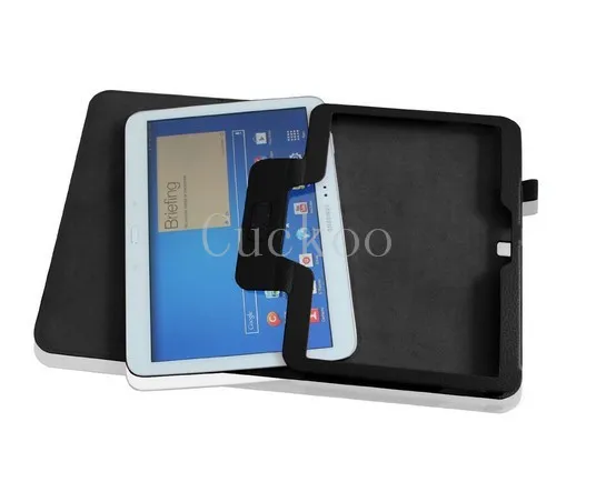 CucKooDo Folio тонкий кожаный чехол для Samsung Galaxy Tab 3 P5200 10 1 дюймов планшет Авто