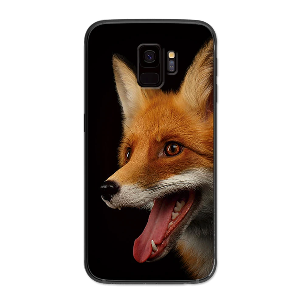 Животные Милая лиса мягкий чехол для телефона Samsung Galaxy S6 S7 S8 S9 S10e Plus Note 8 9