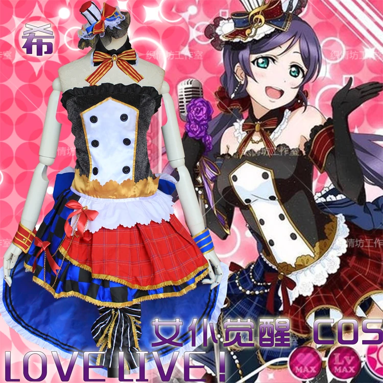 LoveLive! Все характер Maid Cafe пробудить серии японский костюм для косплея в стиле