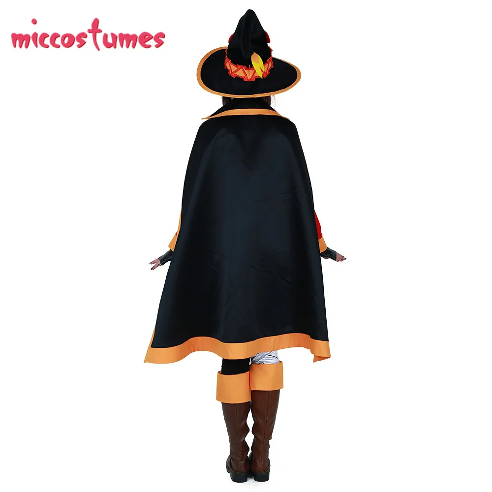 Megumin косплей костюм наряд на Хэллоуин Аниме KonoSuba Божье благословение на этот чудесный мир для женщин и взрослых
