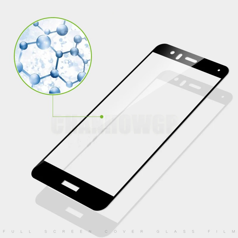 Закаленное стекло 9H с полным покрытием для Huawei P10 Lite WAS LX1 LX1A LX2 LX3 защитная пленка