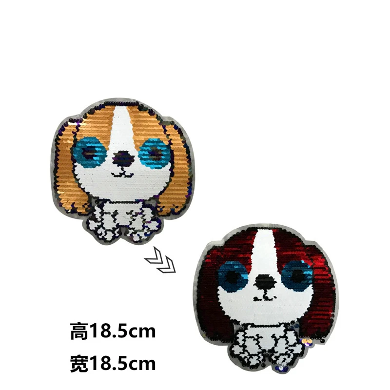 Детская одежда с рисунком собаки из мультфильма хлопковая Футболка блестками