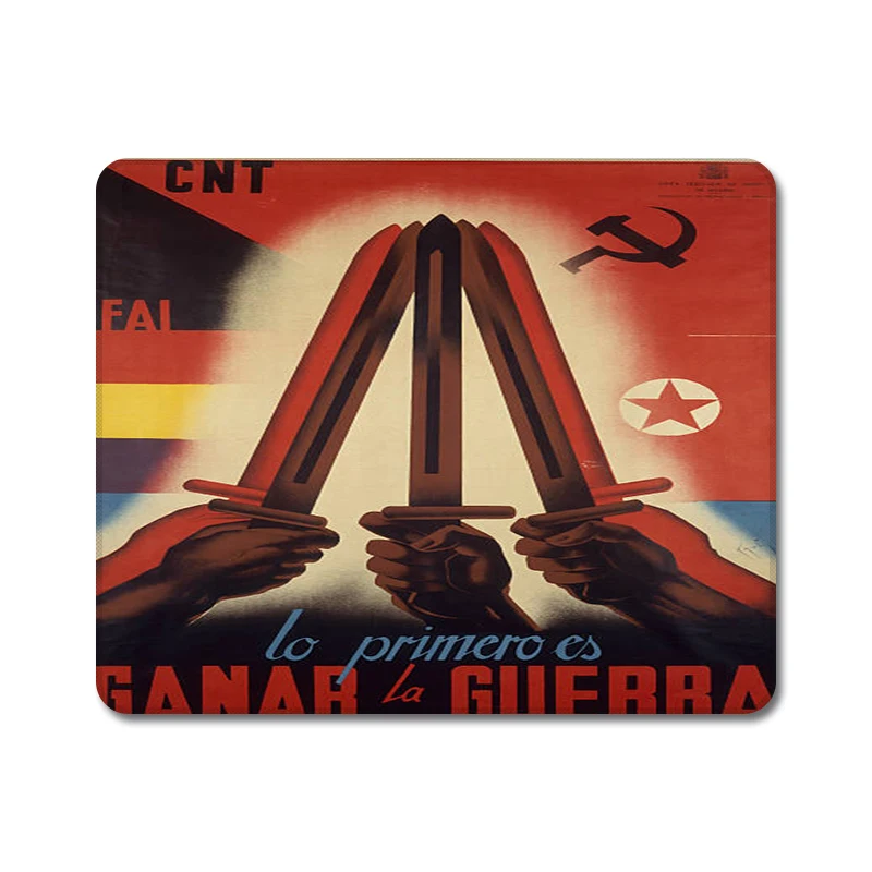 Vintage WW2 Propaganda Nature Rubber Table Mouse Pad Laptop Computer Enclosure Mousepad Mat | Компьютеры и офис