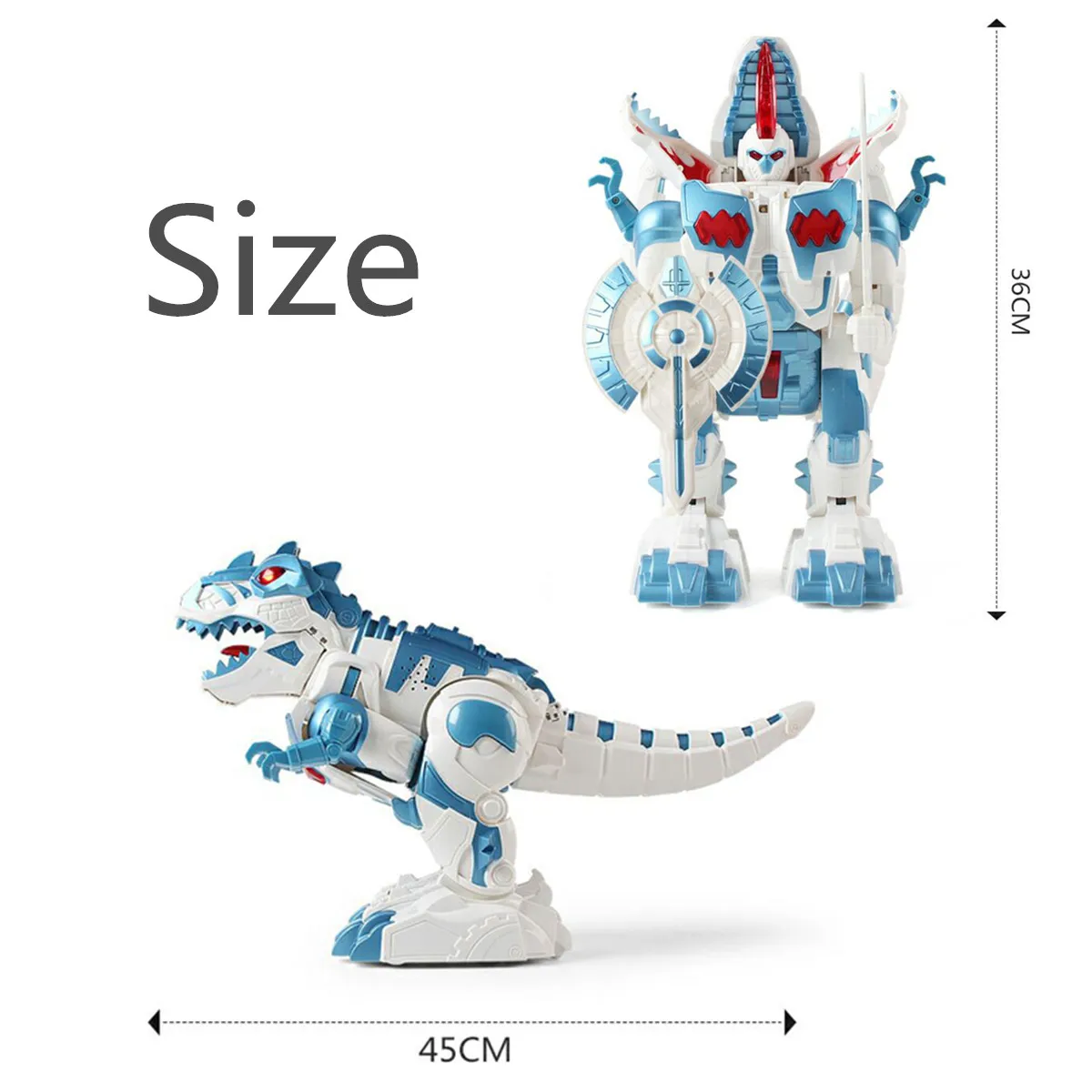 Remote Control Dinosaur Transformer Robot Walking Robot with Song Light RC Animal Toys Intelligent Dinosaur Robot Children Gifts