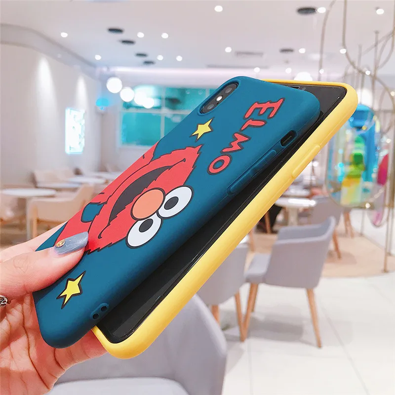 Для iphone 6 6s 7 8 plus X Xs Max XR чехлы для телефонов с милым мультяшным изображением улицы