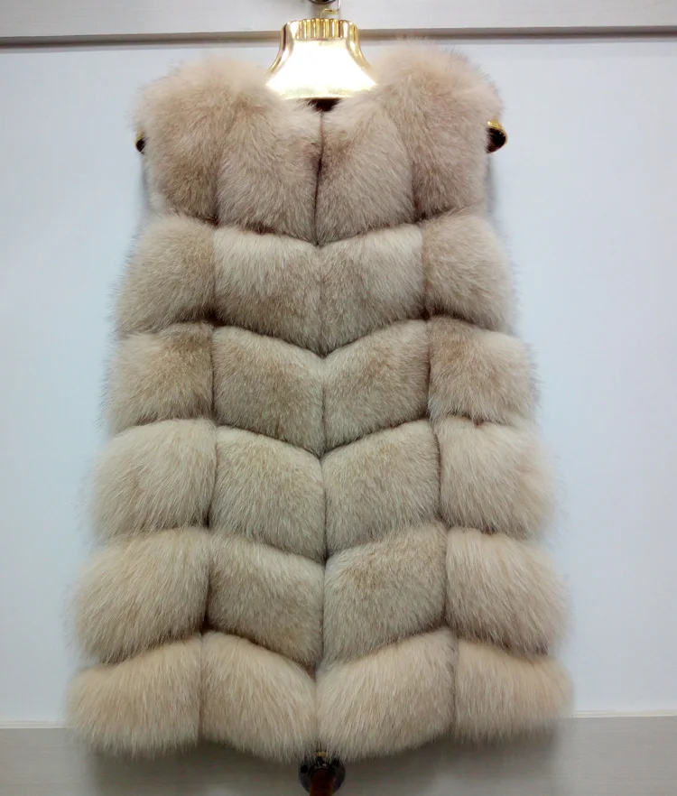 import of fox fur vest Coat for Women New winter Real fur coat women fashion coat wholesale high-end Women Coats HL520