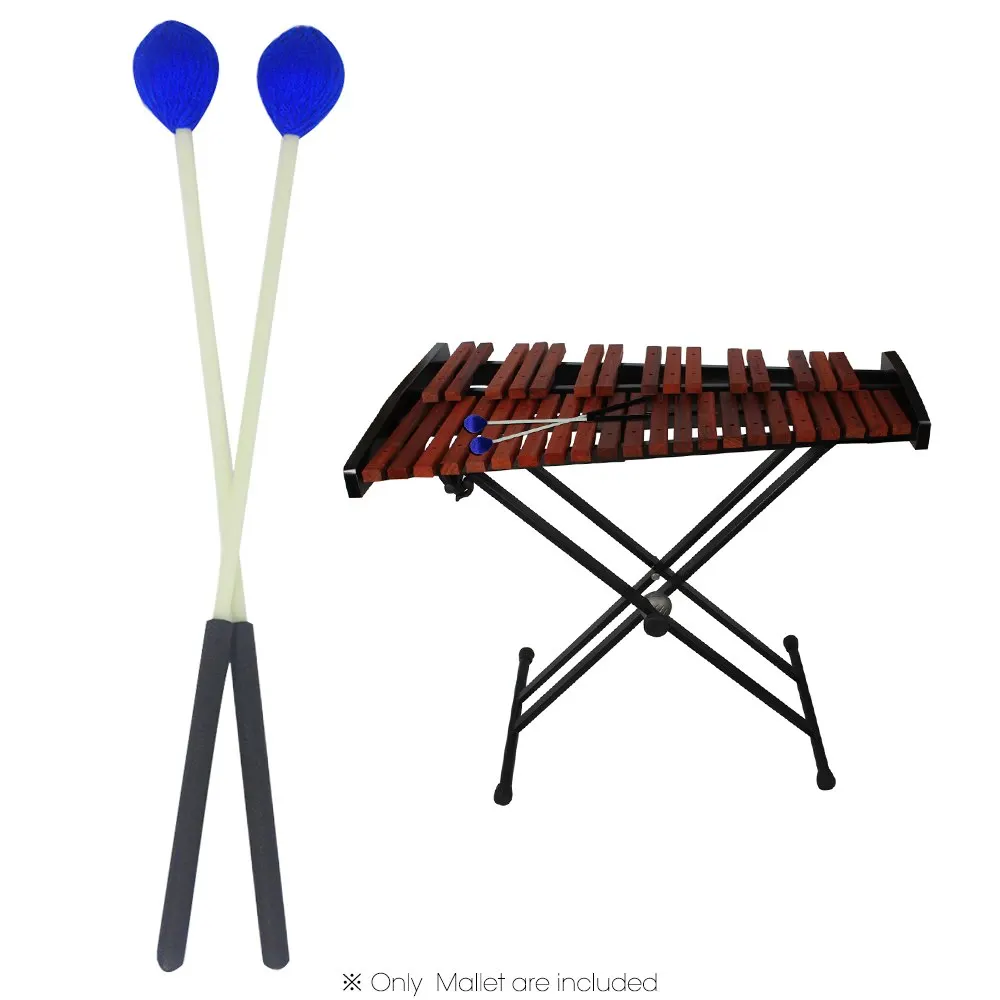 Первичный маримба палка молотки ксилофон Glockensplel Mallet с ручкой из стекловолокна