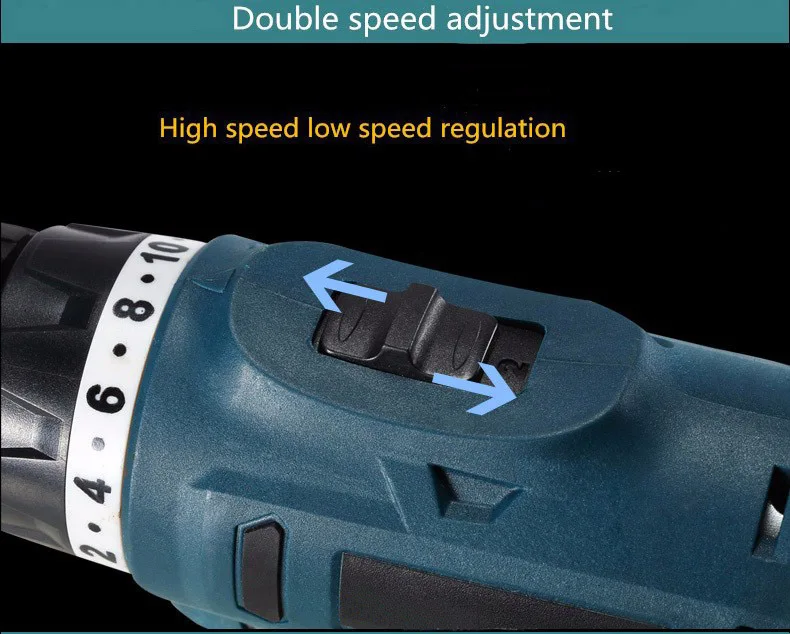 25 В Аккумуляторная дрель многофункциональный электрический инструмент