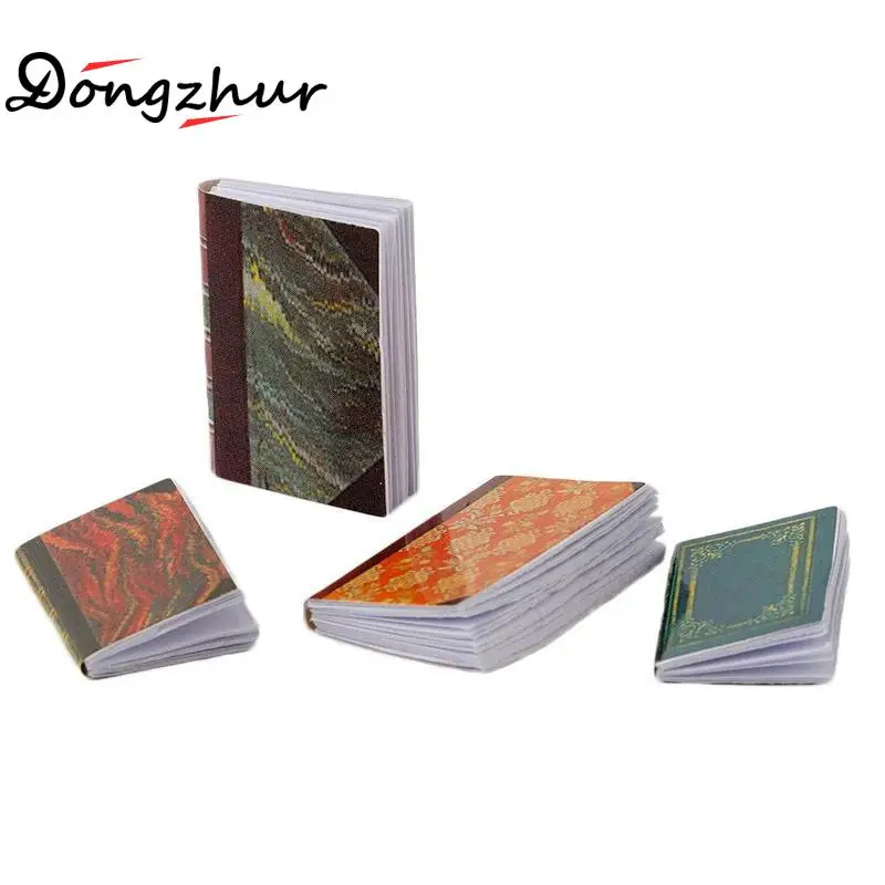 4 шт./компл. Миниатюрный Аксессуары мини книги моделирование ноутбук модели