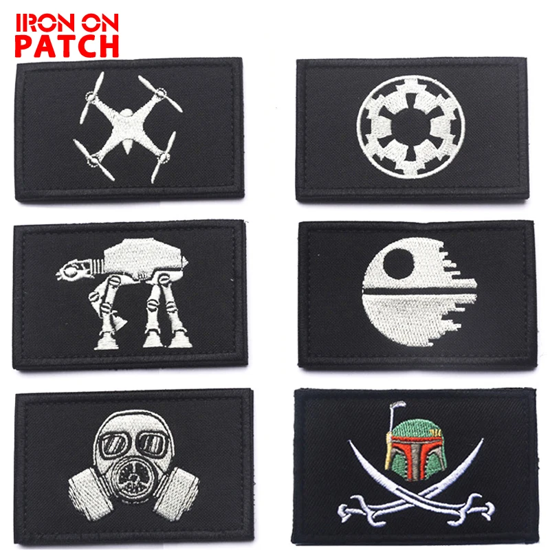 Нашивки Звездных Войн 3D военная нашивка ткань вышитая Тактический значок для