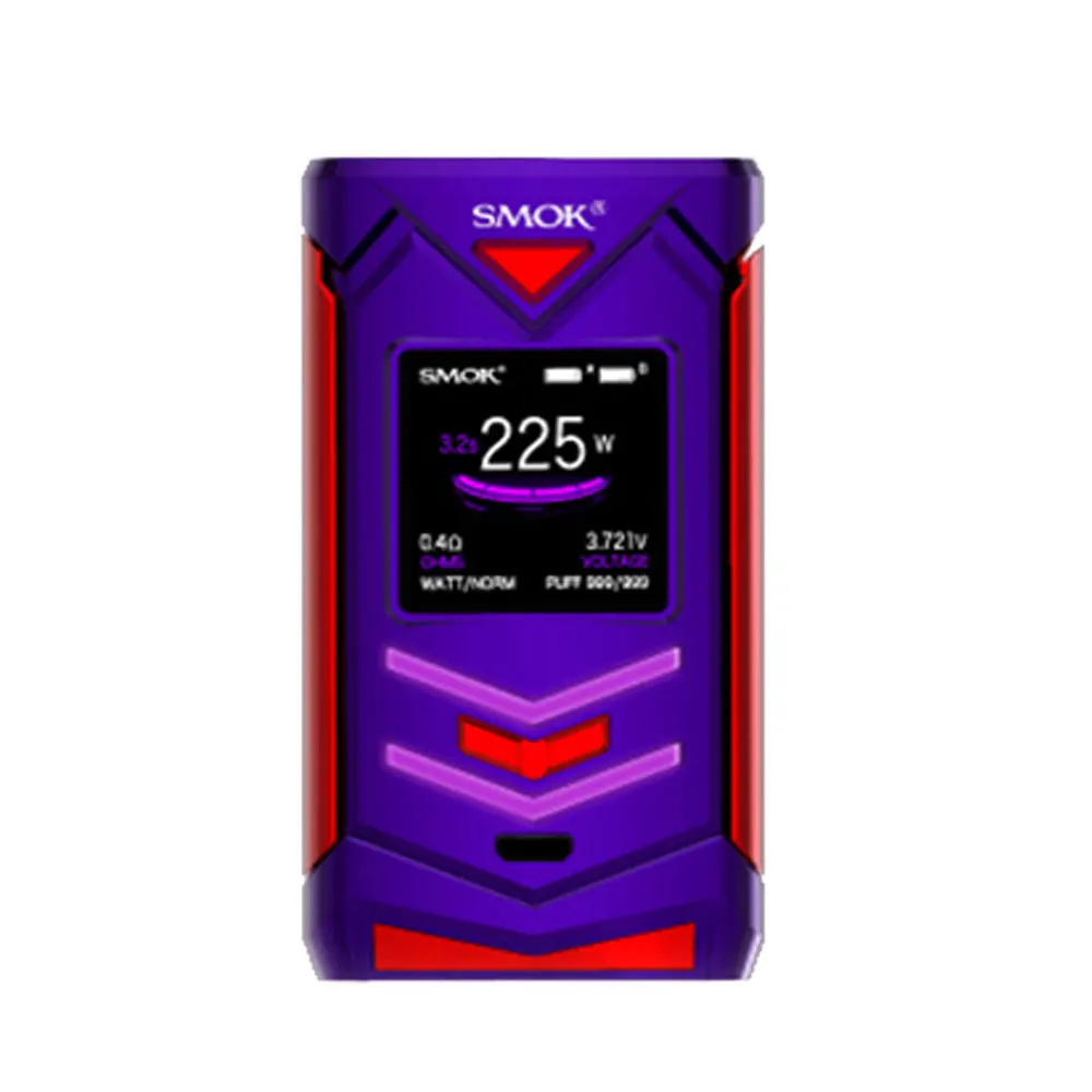 Purple Red Цена снижена! SMOK Veneno 225 Вт TC Box MOD Макс 225 Вт 1,3 дюймов HD экран эргономичный ключ огня без 18650 батареи против Shogun/drag 2 Mod - Цвет: Purple Red