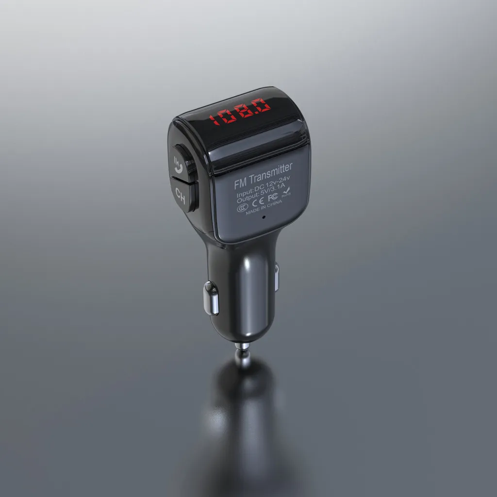 Автомобильный беспроводной передатчик fm-радио адаптер USB двойное Bluetooth зарядное
