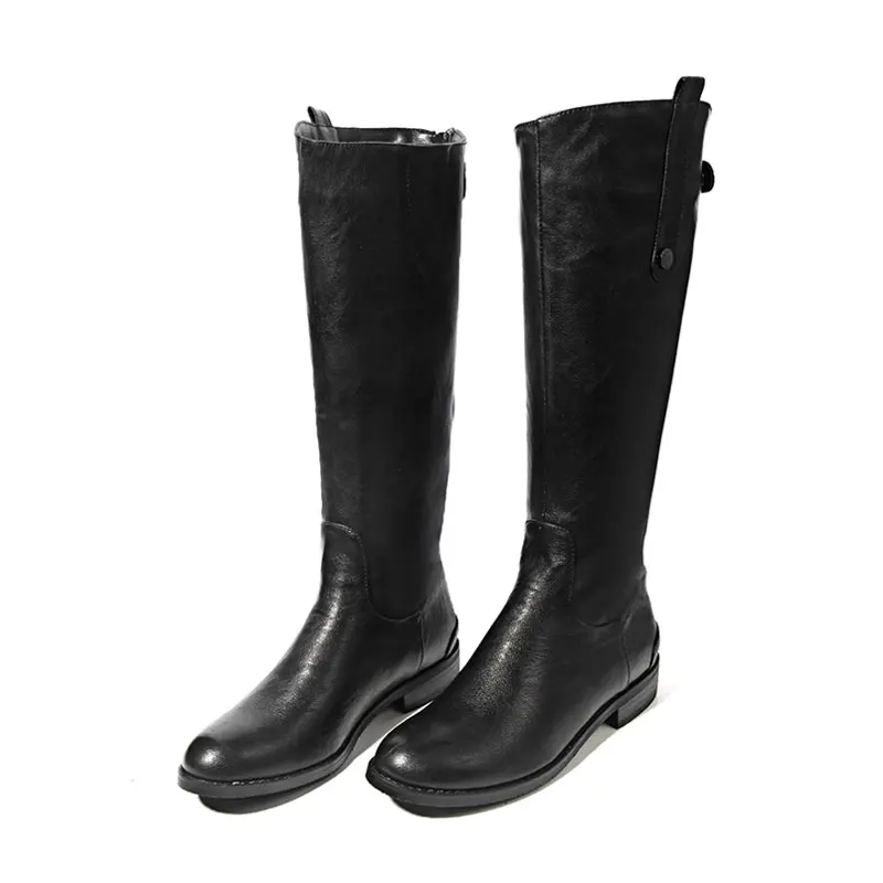 Fanyuan/большой выбор в римском стиле Высокие зимние сапоги для женщин винтажном