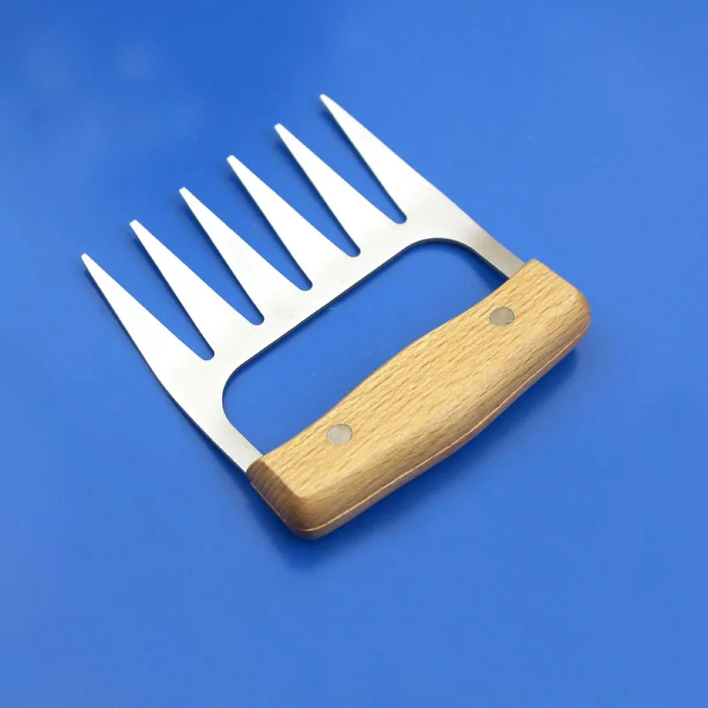 2 шт./компл. нержавеющая сталь новые когти медведя вилка для барбекю разделенная