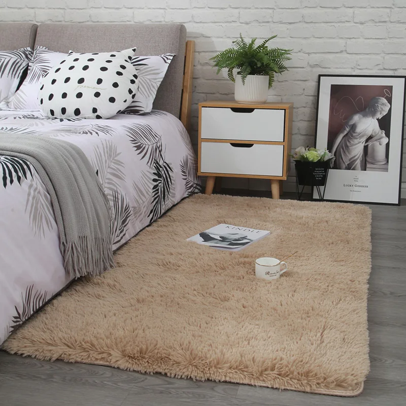 Коврик для гостиной/спальни противоскользящий мягкий 150 см * 200 современный ковер