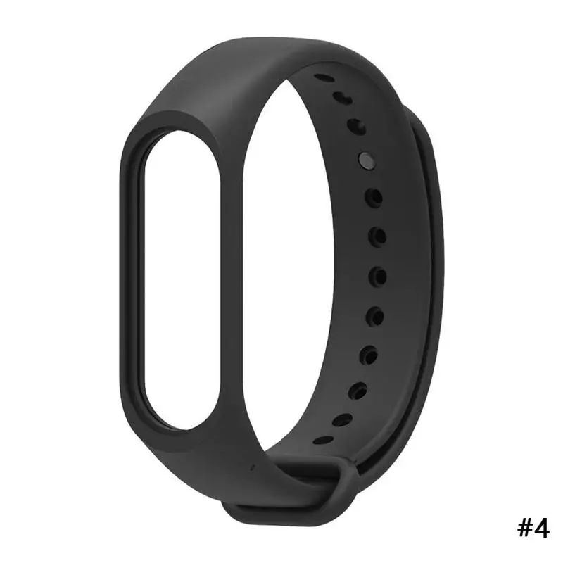 black Для Xiaomi mi Band 3 Аксессуары mi band 3 браслет для Xiaomi mi Band 3 спортивный ремешок часы силиконовый ремешок на запястье - Цвет: black