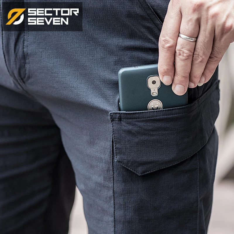 Брюки карго мужские тактические повседневные короткие однотонные Тонкие штаны в