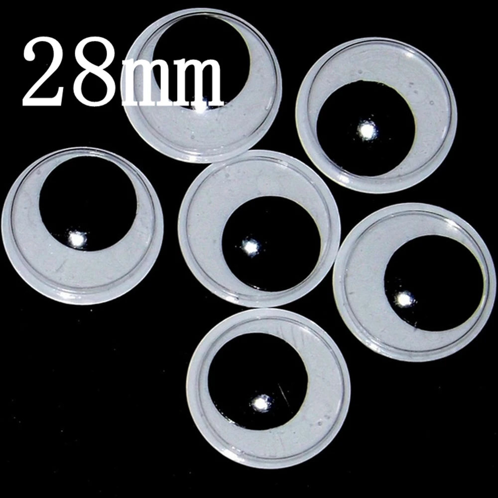 Бесплатная доставка Новый дизайн размер 28 мм подвижные глаза для игрушек гугли