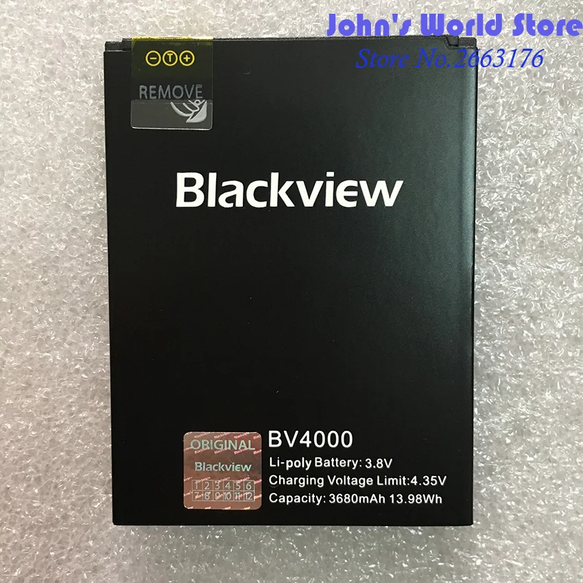 100% Новый оригинальный аккумулятор Blackview BV4000 3680 мАч литий ионный для запасной
