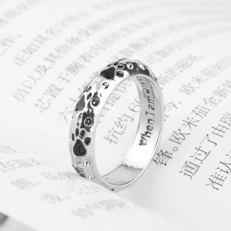 Кольцо для животных HEYu кольцо кошек и собак когда я с моим питомцем пальцев