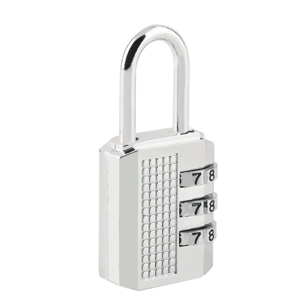 3/4 Dial Combination Padlock Locker Door Toolbox Luggage Suitcase Lock | Обустройство дома