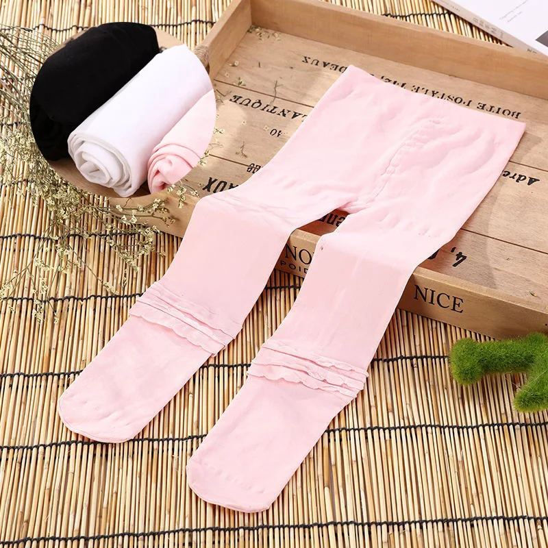 Весенне осенние колготки для девочек детские балета милые бархатные танцев