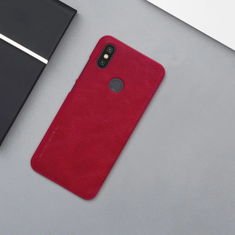 Для xiaomi mi5 mi 5S mi 6x чехол серия Nillkin QIN флип-чехол кожаный Смарт-окно функция сна чехол для xiaomi mi 5s mi 6x