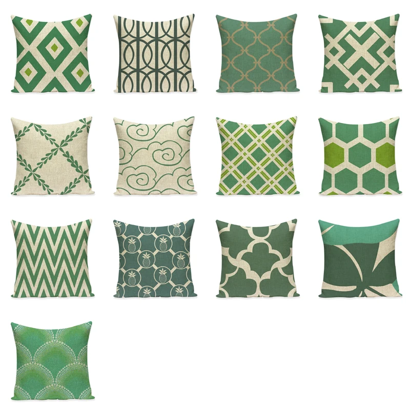 Подушка из хлопка и льна в пляжном стиле | Дом сад