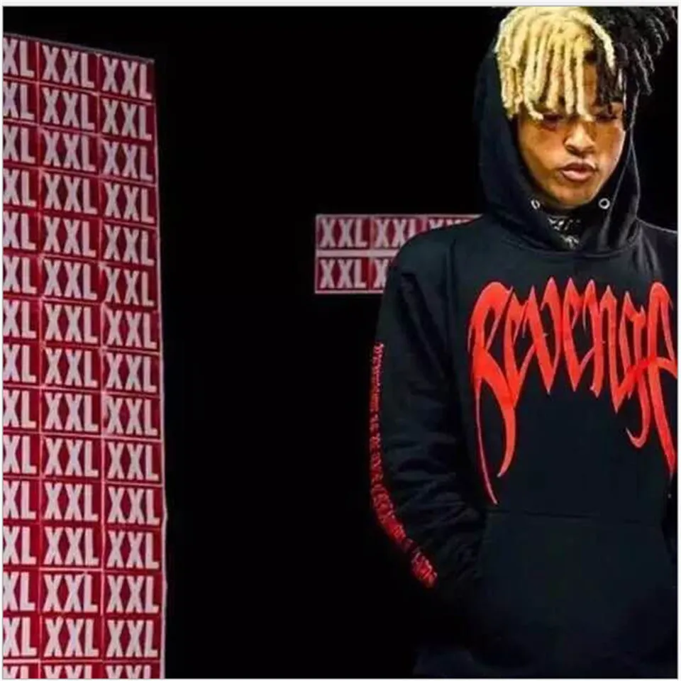 Мужские/женские толстовки с капюшоном в стиле хип хоп Xxxtentacion Revenge 4XL 2019|Мужские и