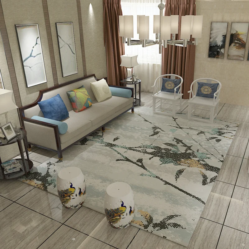 Новинка китайская искусственная кожа для гостиной Классический мягкий ковер