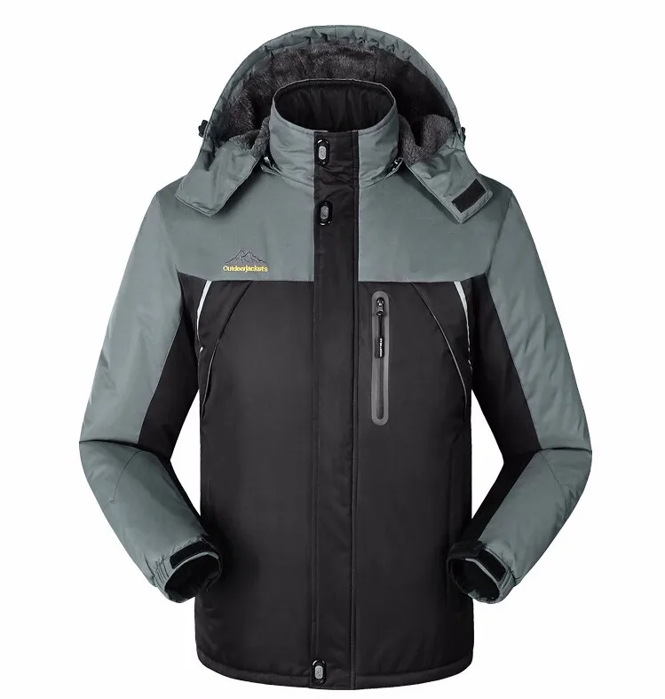 Толстая бархатная мужская зимняя куртка-30 C 6XL 7XL 8XL 9XL ветрозащитное водонепроницаемое пальто спортивная одежда для мужчин и женщин куртки chaquetas hombre